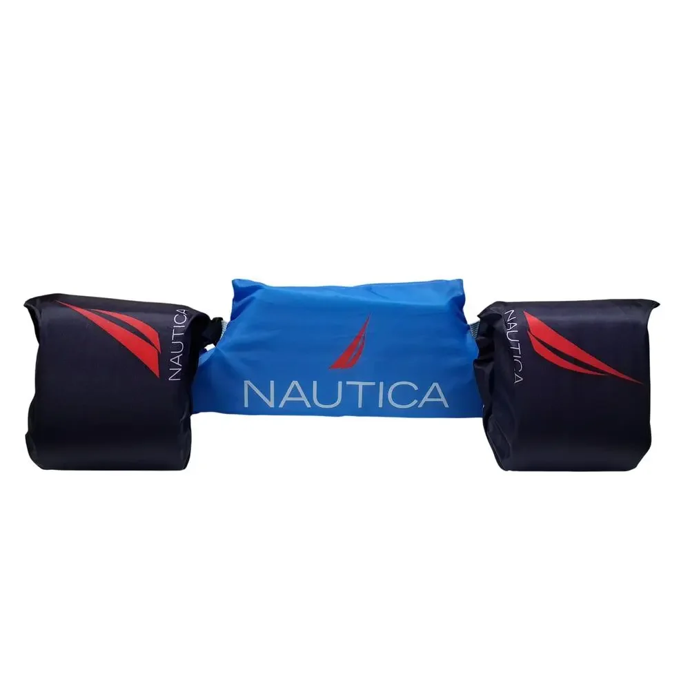 Kids Nautica Swim Float 3 Piece Arm Bands 33-55 Lbs Blue Adjustable New